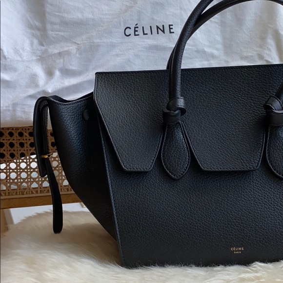 Celine black tie knot shopper tote - Picture 2 of 9